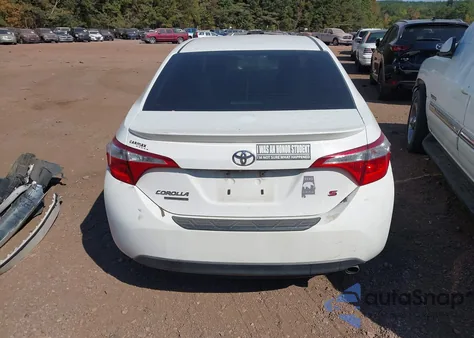 2016 Toyota Corolla S W/Special Edition Pkg from USA, damaged, VIN 2T1BURHE4GC577812